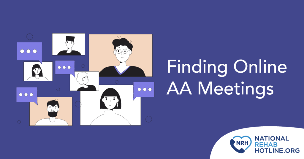 How to find an online AA Meeting